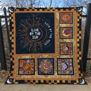 Hippie The Sun Quilt Blanket  Quilt